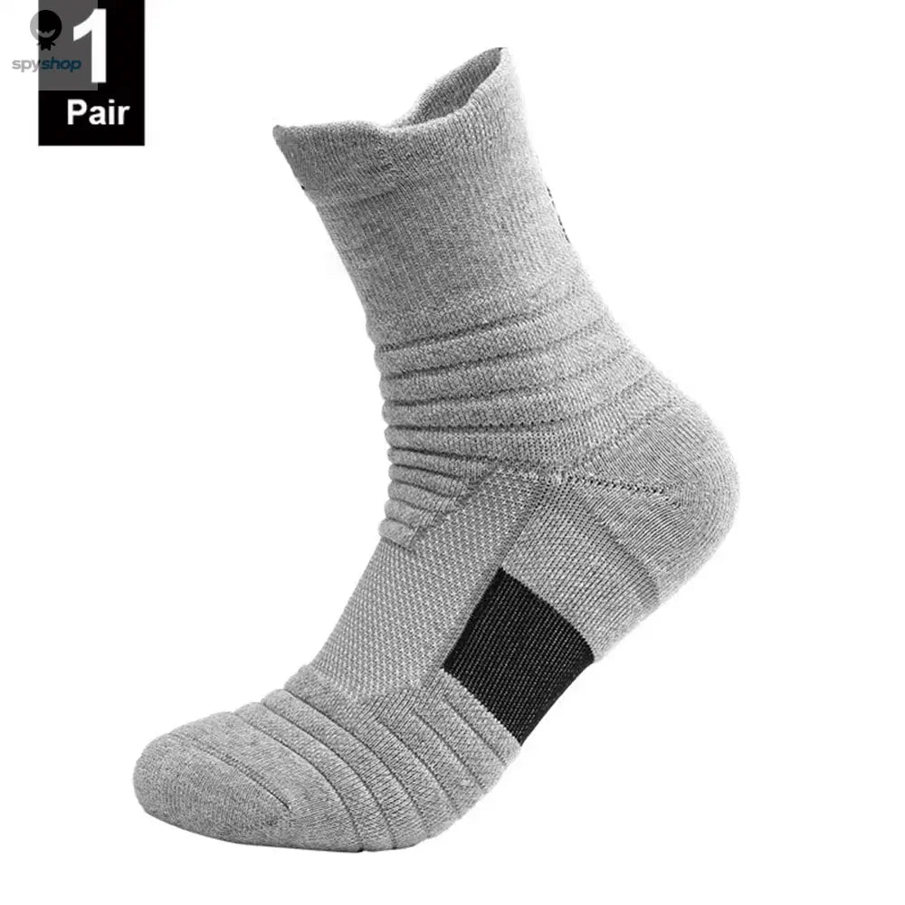 1/3 Pairs Anti-slip Football Socks Men Cotton Sock Short Long Tube Soccer Basketball Sport Socks Breathable Deodorous Sock 39-45 Spy-shop.com