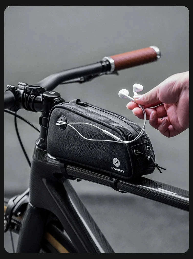 1.3L Bicycle Top Tube Bag with Earphone Port-30120096001 / about 1.3L