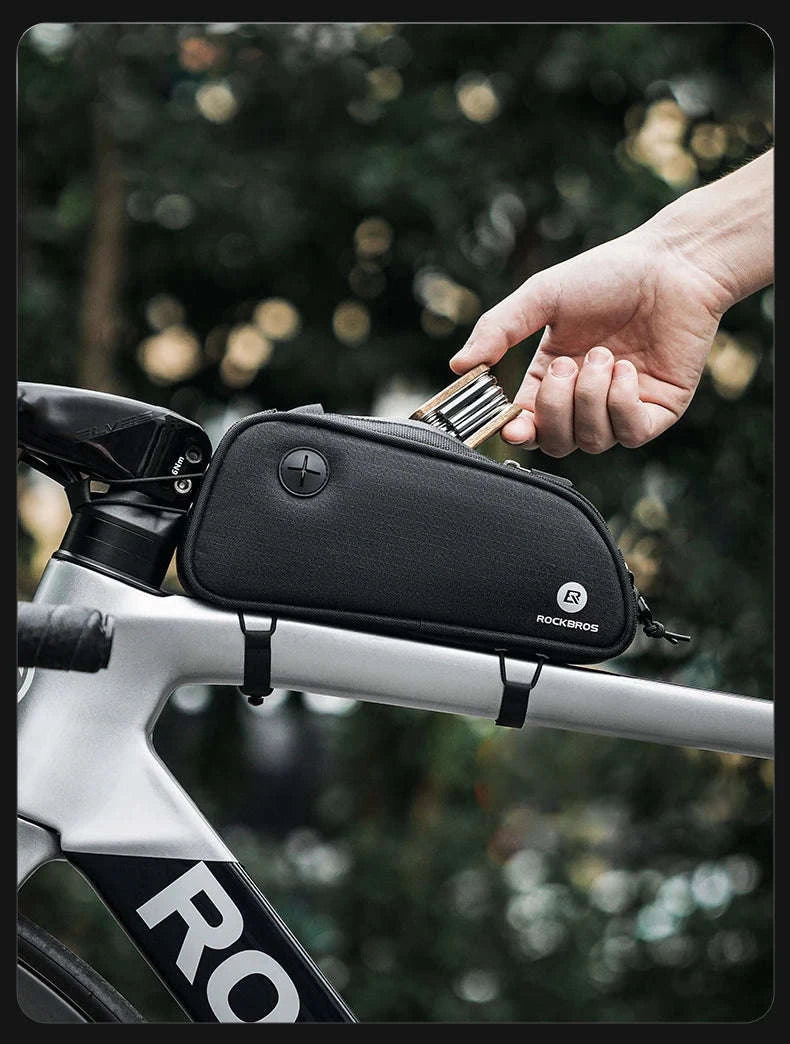 1.3L Bicycle Top Tube Bag with Earphone Port-30120096001 / about 1.3L