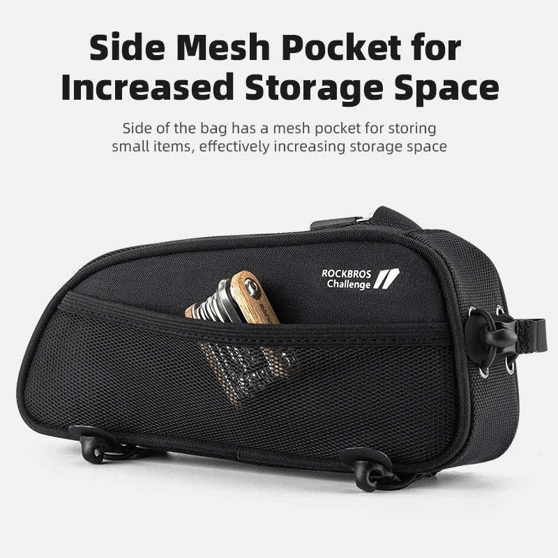 1.3L Bicycle Top Tube Bag with Earphone Port-30120096001 / about 1.3L