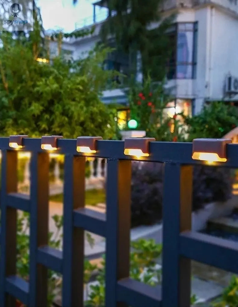 1/4/8/12/pcs Solar LED Lights Outdoor Garden Light Deck Lamp Solar Stairs Light Waterproof Solar Step Lamp Patio Garden Decor Spy-shop.com