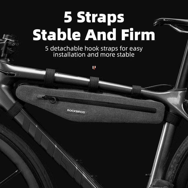 1.5L Waterproof Bike Frame Bag with 43cm Length-AS-052