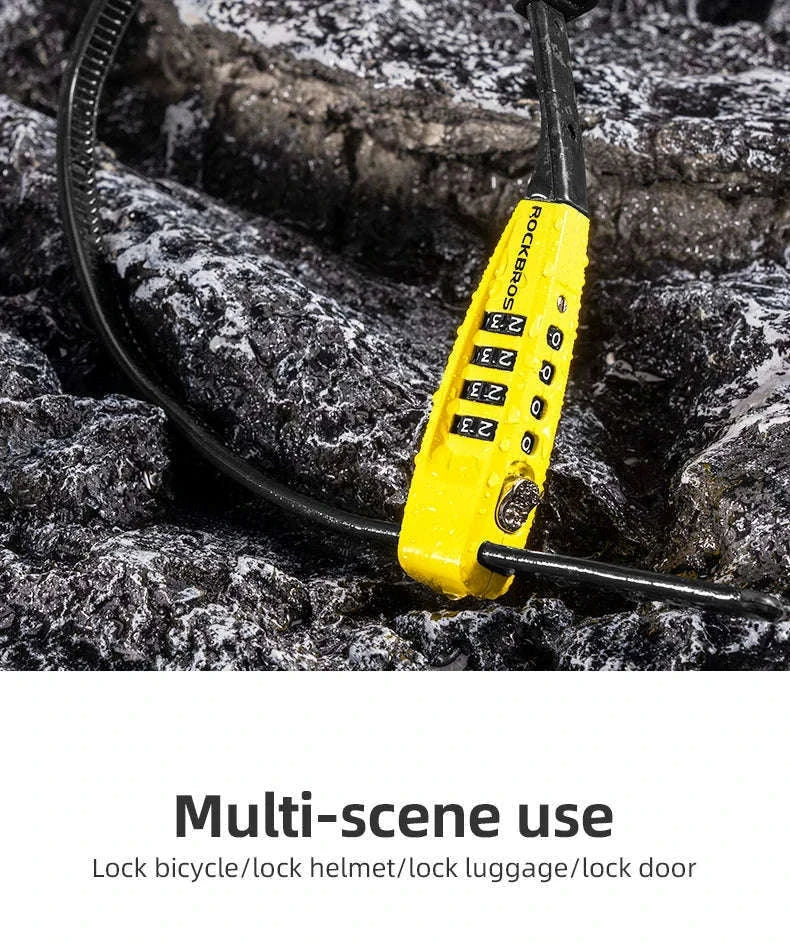 1.5m Cable Lock for Bikes, E-Bikes and Helmets-DL1006