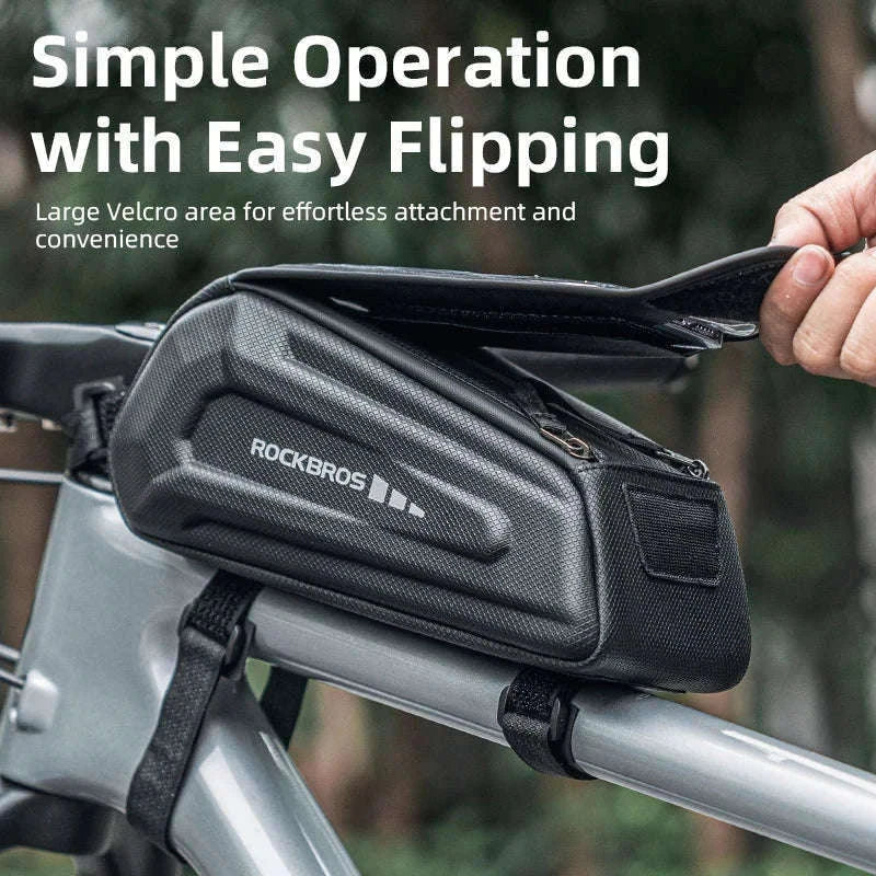 1.7L Waterproof Bike Frame Bag with Touchscreen-30120064001 / About 1.7L