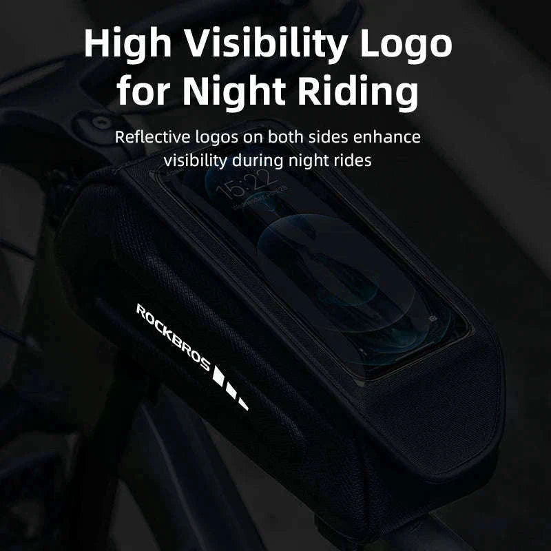 1.7L Waterproof Bike Frame Bag with Touchscreen-30120064001 / About 1.7L
