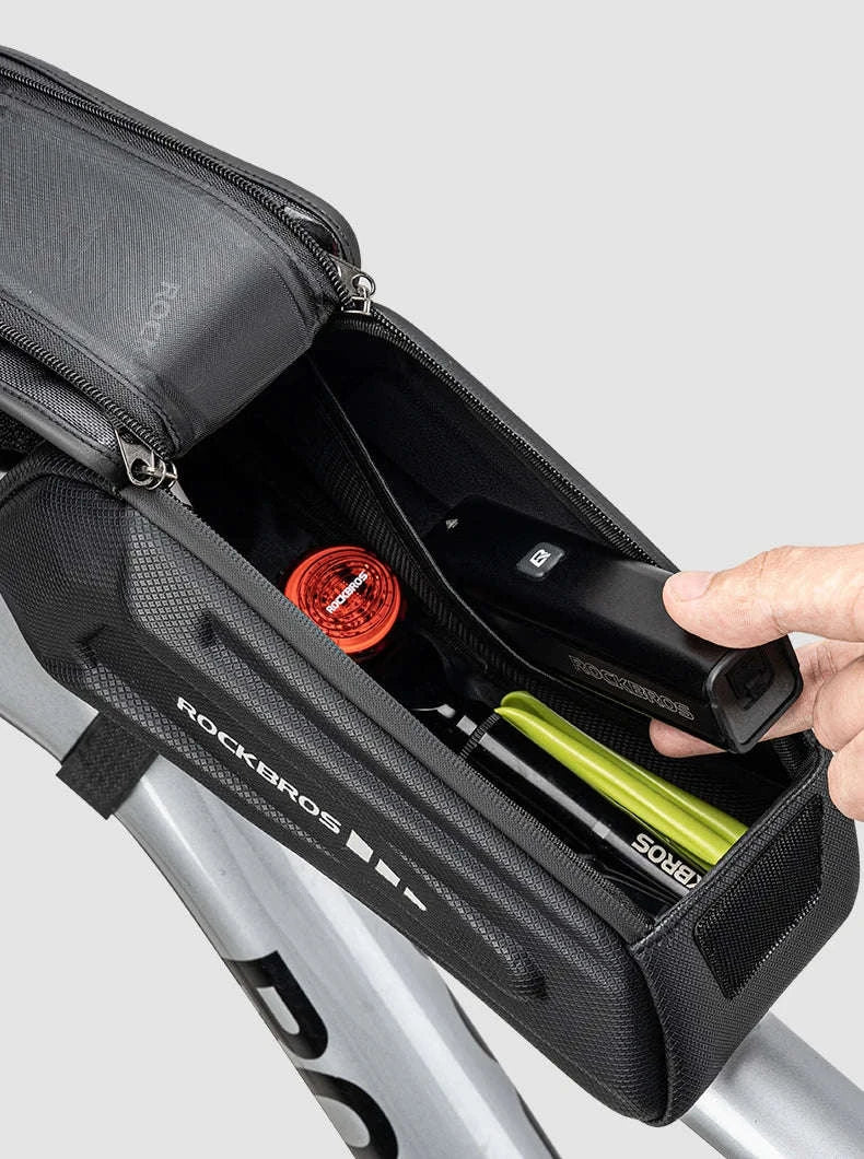 1.7L Waterproof Bike Frame Bag with Touchscreen-30120064001 / About 1.7L