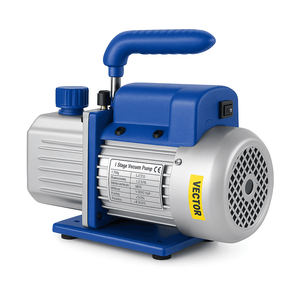 1.8CFM HVAC Vacuum Pump Kit with Manifold Gauge & Hoses-3V / EU / CZECH REPUBLIC