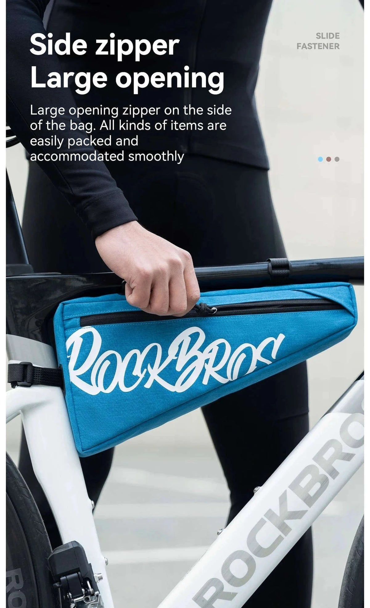 1.9L Waterproof Bicycle Triangle Frame Bag-30180028002