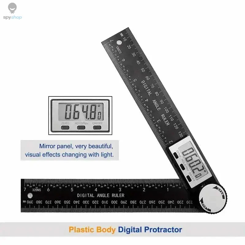 1 PC 2 in 1 Digital Angle Detector Scale Suitable for Woodworking Measurement Tools High Accuracy Mutifunction Tools 