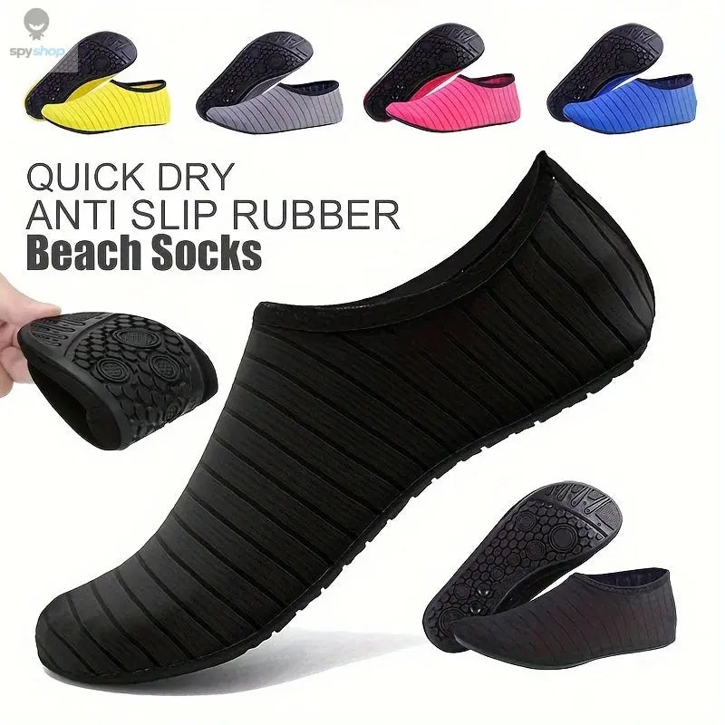 1 Pair Water Shoes Women Barefoot Socks Anti-Slip Quick-Dry Men Beach Swim Water Sports Shoes 
