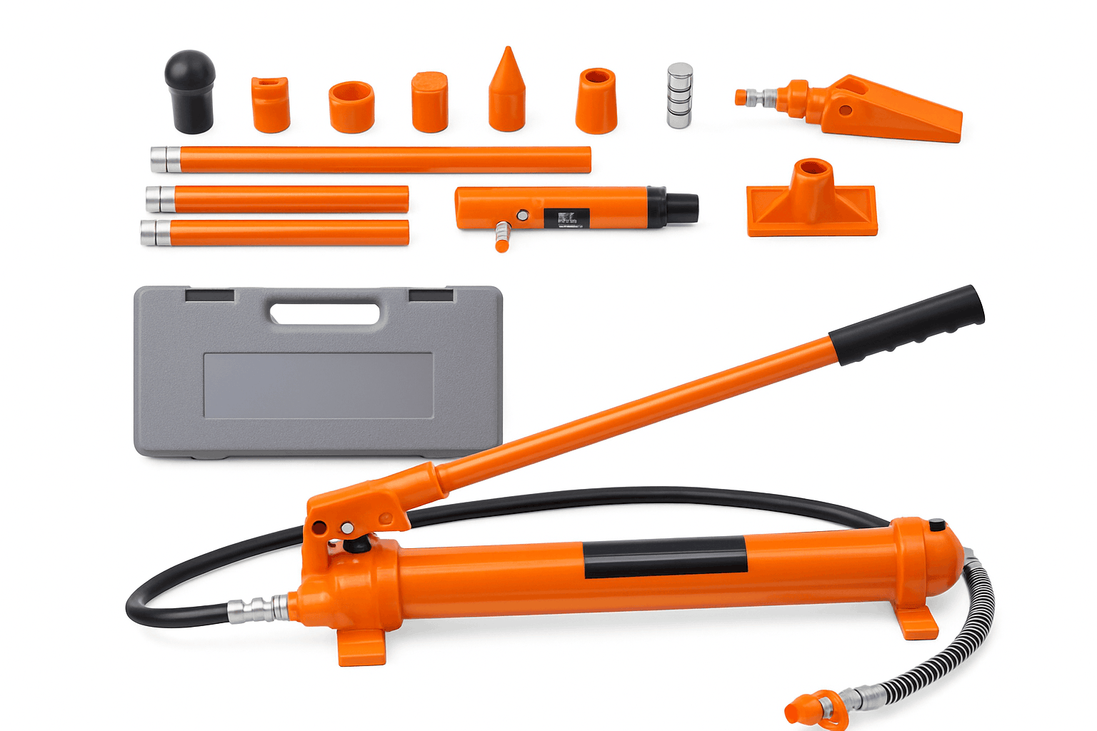 10/12 Ton Porta Power Hydraulic Jack Kit with 1.4m Hose-10T / United States