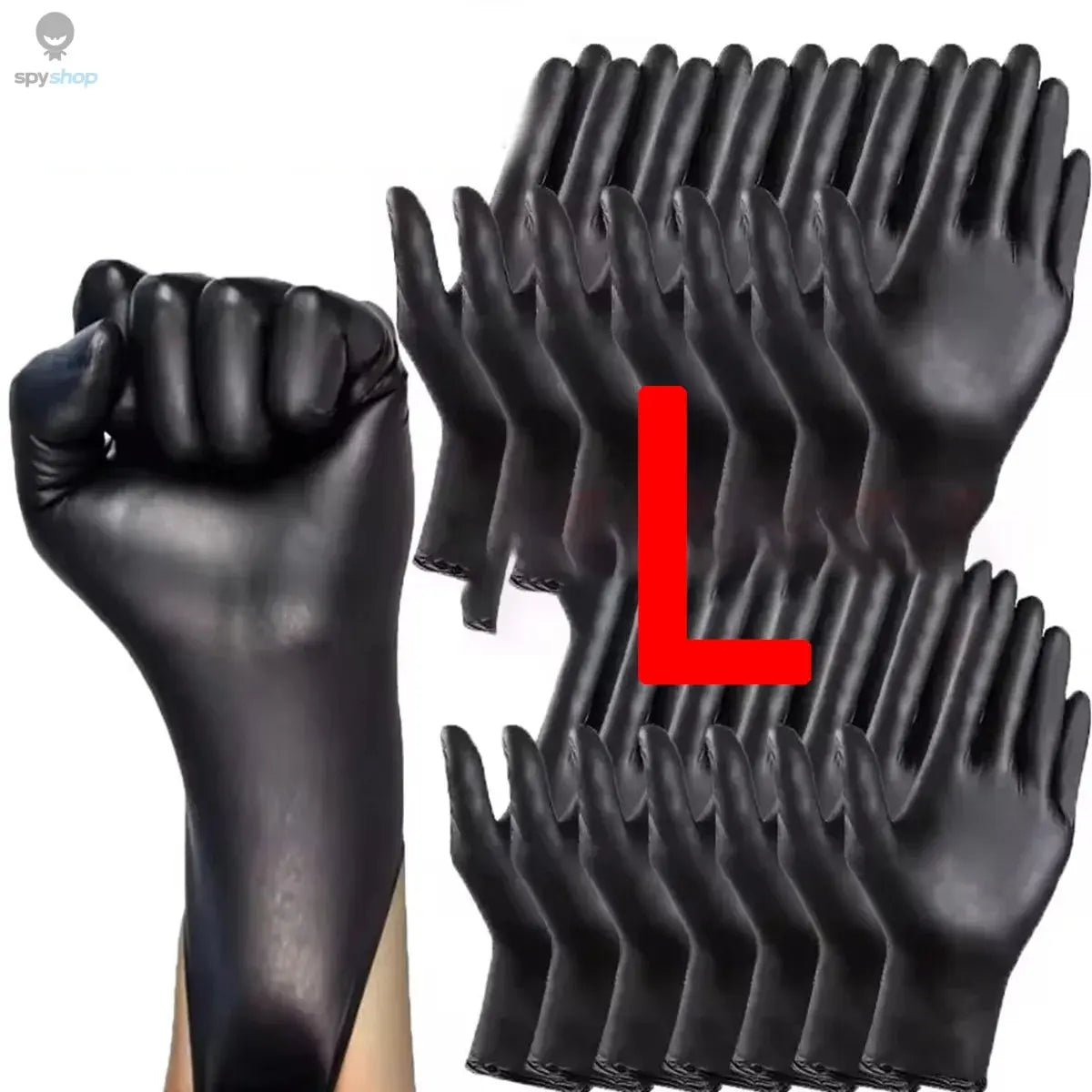 10/20/50/100PCS Bagged Disposable Gloves Black Disposable Gloves Household Kitchen Cooking Tools Car Wash Household Cleaning 