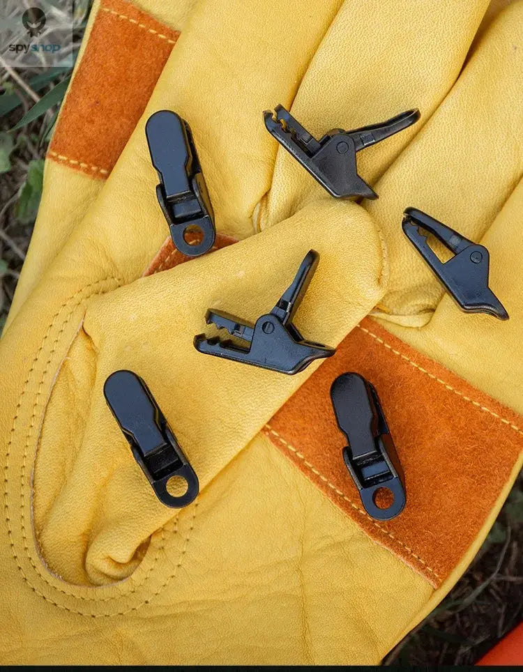 10/20/50pcs Sturdy Tent Clips for Outdoor Tarpaulin Clips Anti-wind Fixed Camping Tent Hook Crocodile Clamp Clip for Camping 