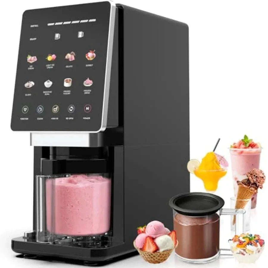 10-in-1 Ice Cream Maker for Gelato, Sorbet, Slushies-United States