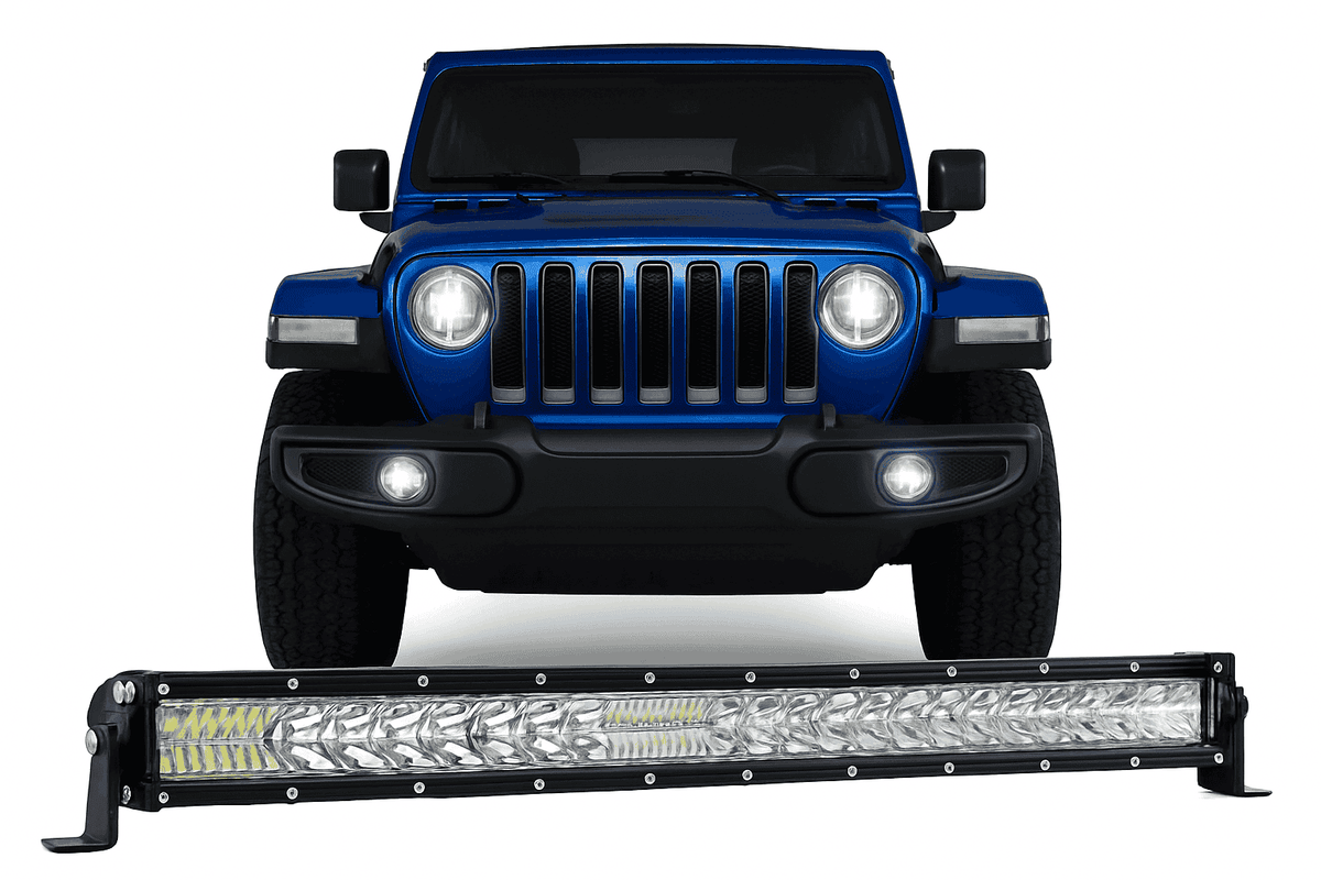 10 Inch / 20 Inch LED Light Bar Combo Beam Work Light-1pc 10 inch white