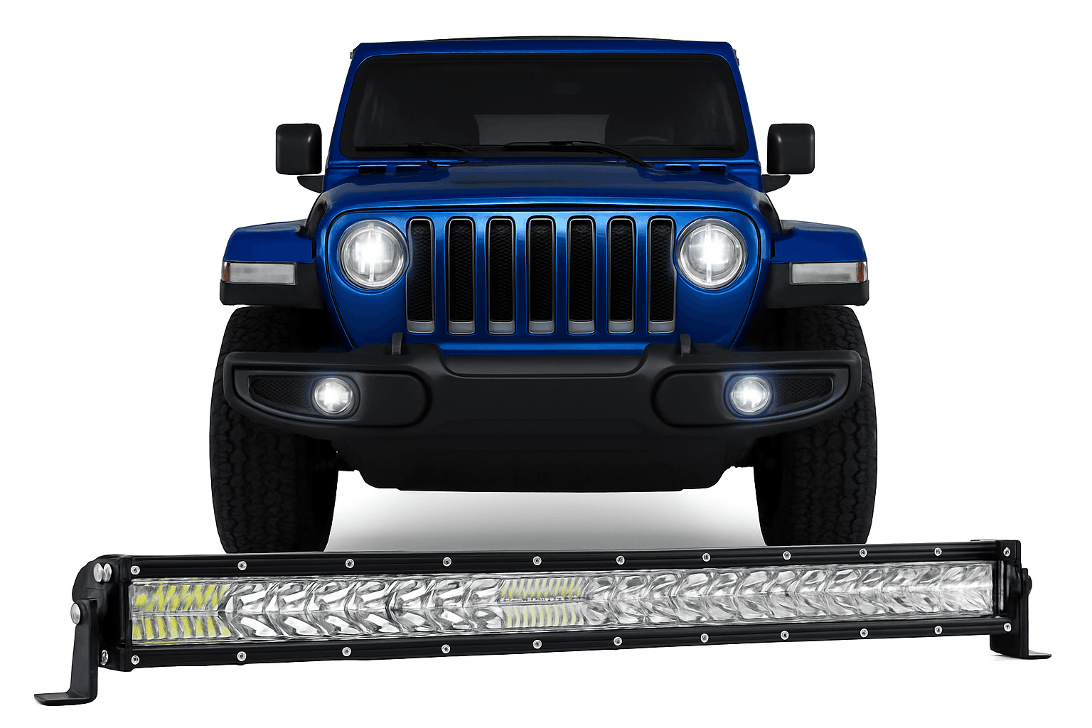 10 Inch / 20 Inch LED Light Bar Combo Beam Work Light-1pc 10 inch white