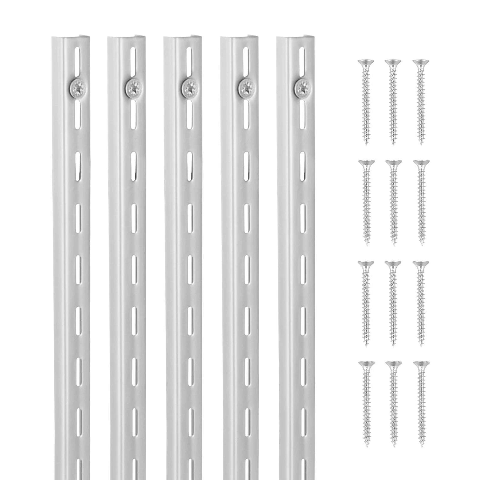 10-Pack 39" Shelf Pilaster Rails with Screws Adjustable Wall System-10 PCS / United States