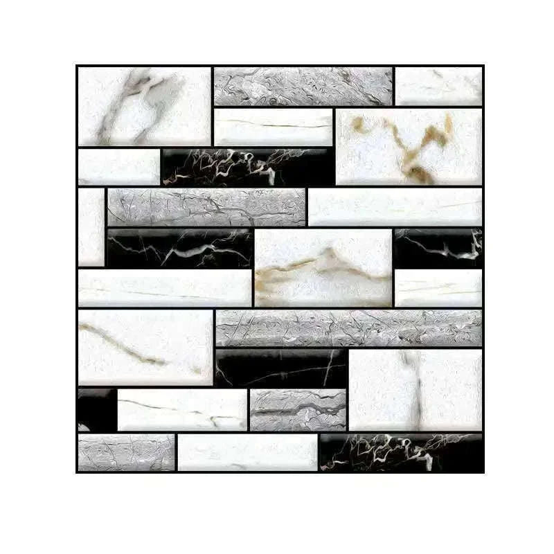 10 Pack 3D Self-Adhesive PVC Wall Panels for Easy Room Refresh-Wall Stickers 524 / 30cmX30cmX10pcs