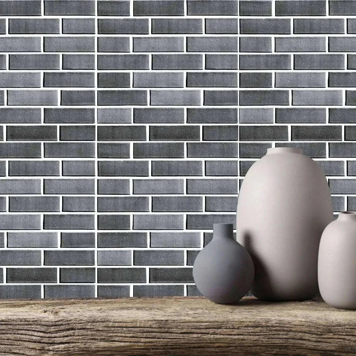 10 Pack 3D Self-Adhesive PVC Wall Panels for Easy Room Refresh-Wall Stickers 524 / 30cmX30cmX10pcs