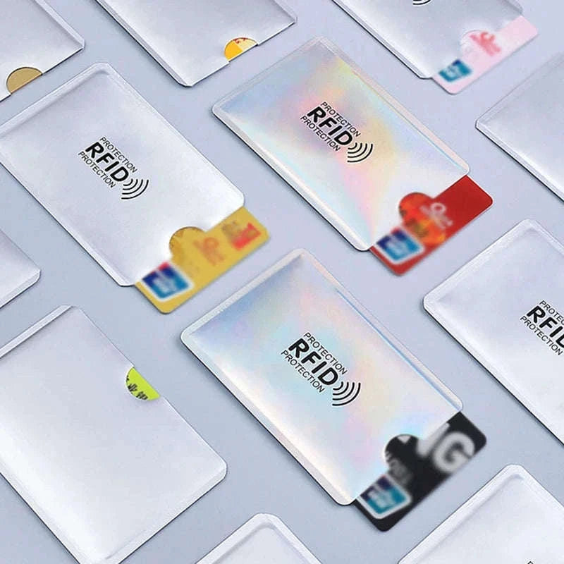 10-Pack RFID Blocking Card Sleeves for Everyday Card Protection-Default Title