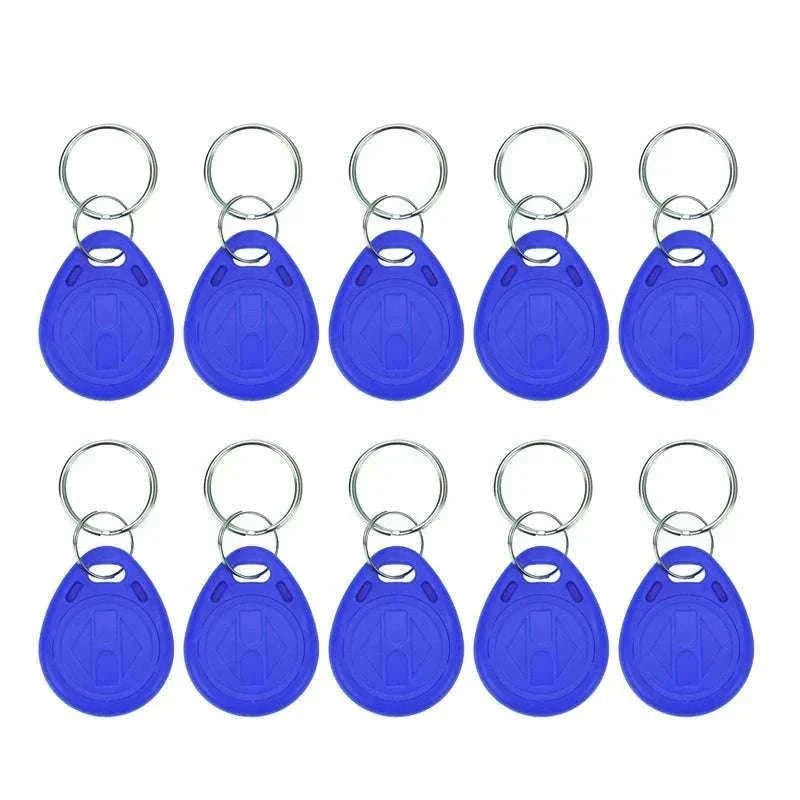 10 Pack T5577 Rewritable RFID Keyfobs for Access Control-10Yellow-KeyT57