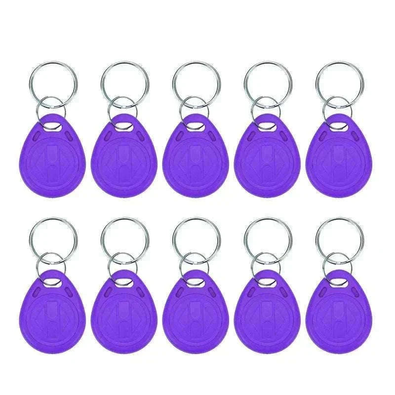 10 Pack T5577 Rewritable RFID Keyfobs for Access Control-10Yellow-KeyT57