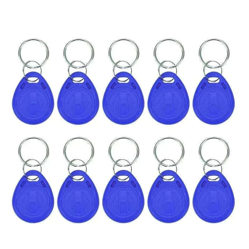 10 Pack T5577 Rewritable RFID Keyfobs for Access Control-10Yellow-KeyT57