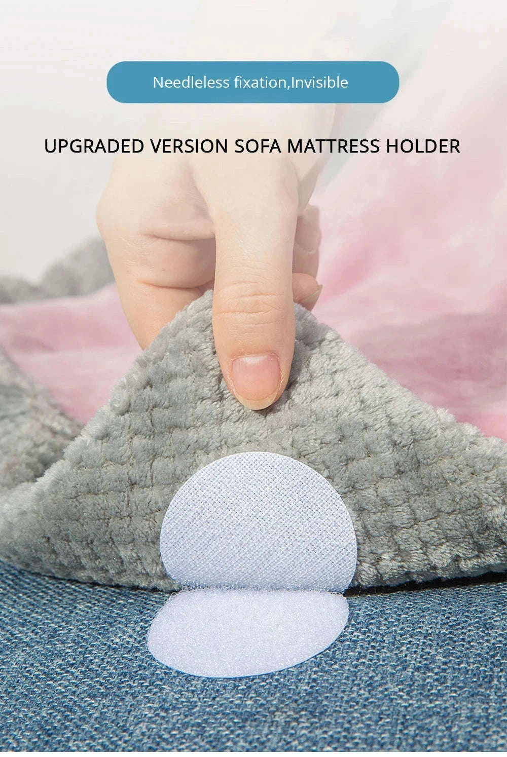10-Piece Slip-Resistant Bed Sheet Holders for Tidy Bedding-10pcs-white