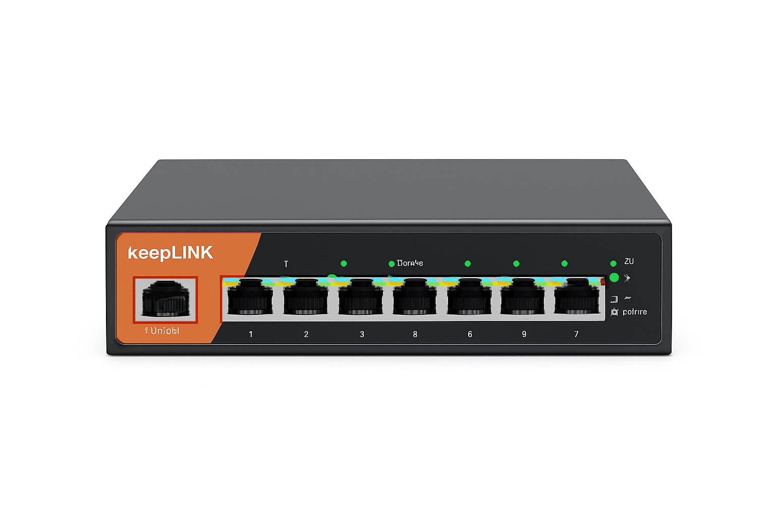 10-Port Gigabit PoE Switch for IP Cameras and APs-Switch with US Plug
