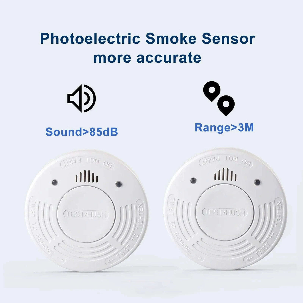 10-Year Smoke Detector with Photoelectric Sensing-1-Pack / CHINA