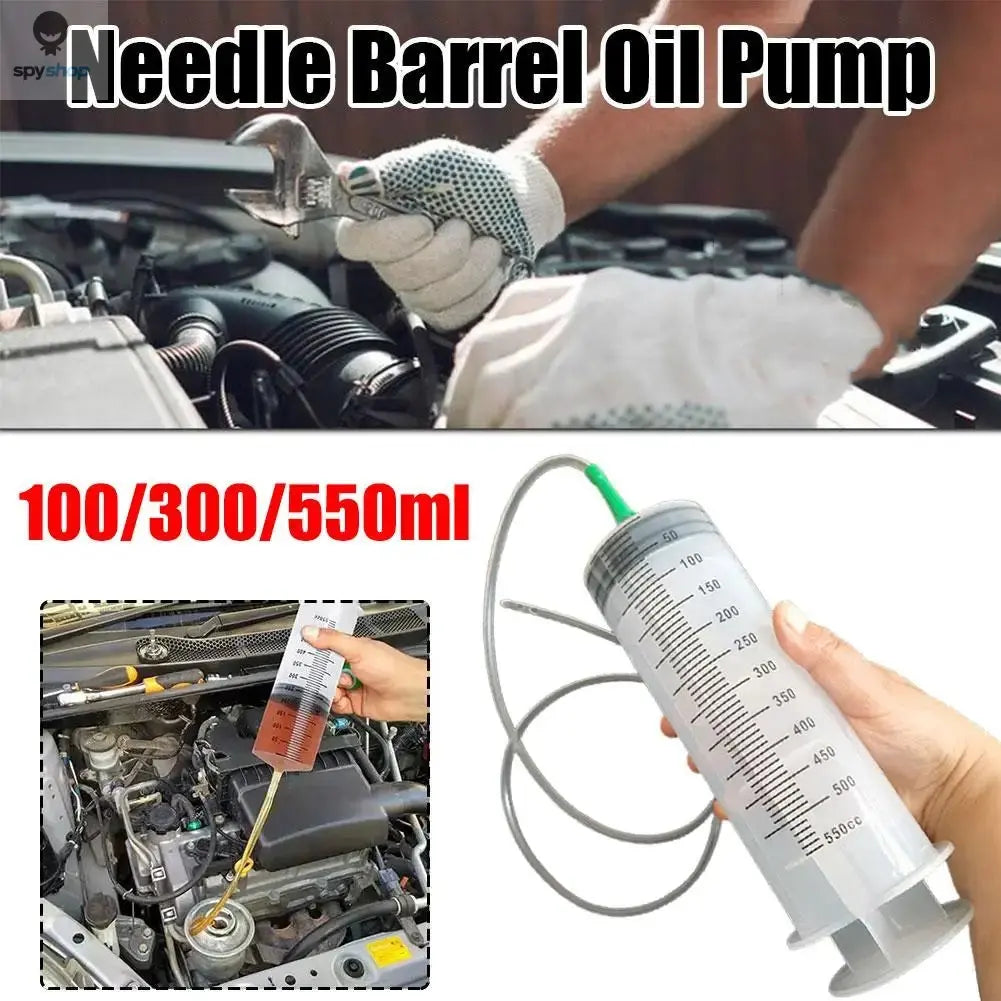 100/300/550ml Large Capacity Syringes Oil Pump With 1m Hose Pet Feeding Measuring Pump Hydroponics Nutrient Big Syringe 