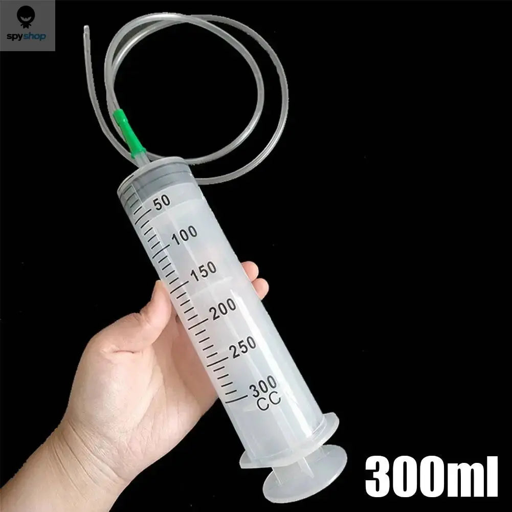 100/300/550ml Large Capacity Syringes Oil Pump With 1m Hose Pet Feeding Measuring Pump Hydroponics Nutrient Big Syringe 