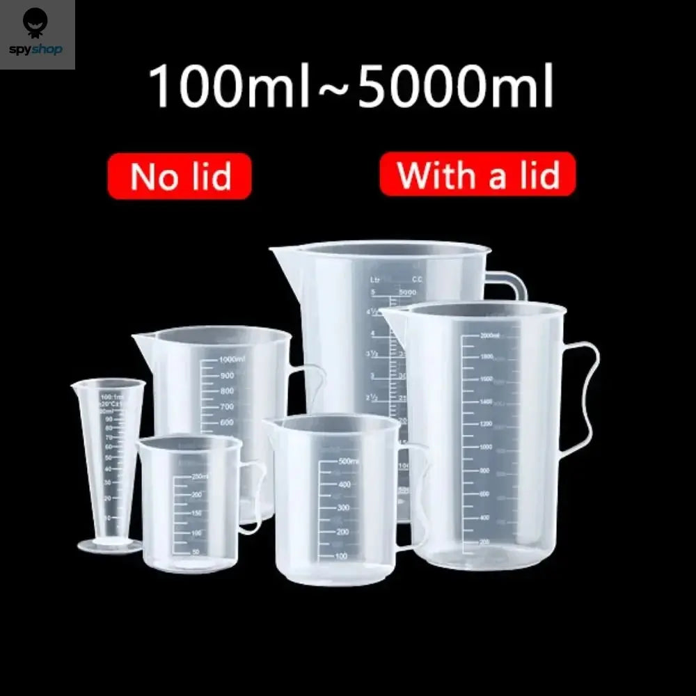 100-5000ml Thickened Plastic Measuring Cup with Scale Food Grade Measuring Cup Experimental Measuring Cup Beaker Plastic Cup Spy-shop.com