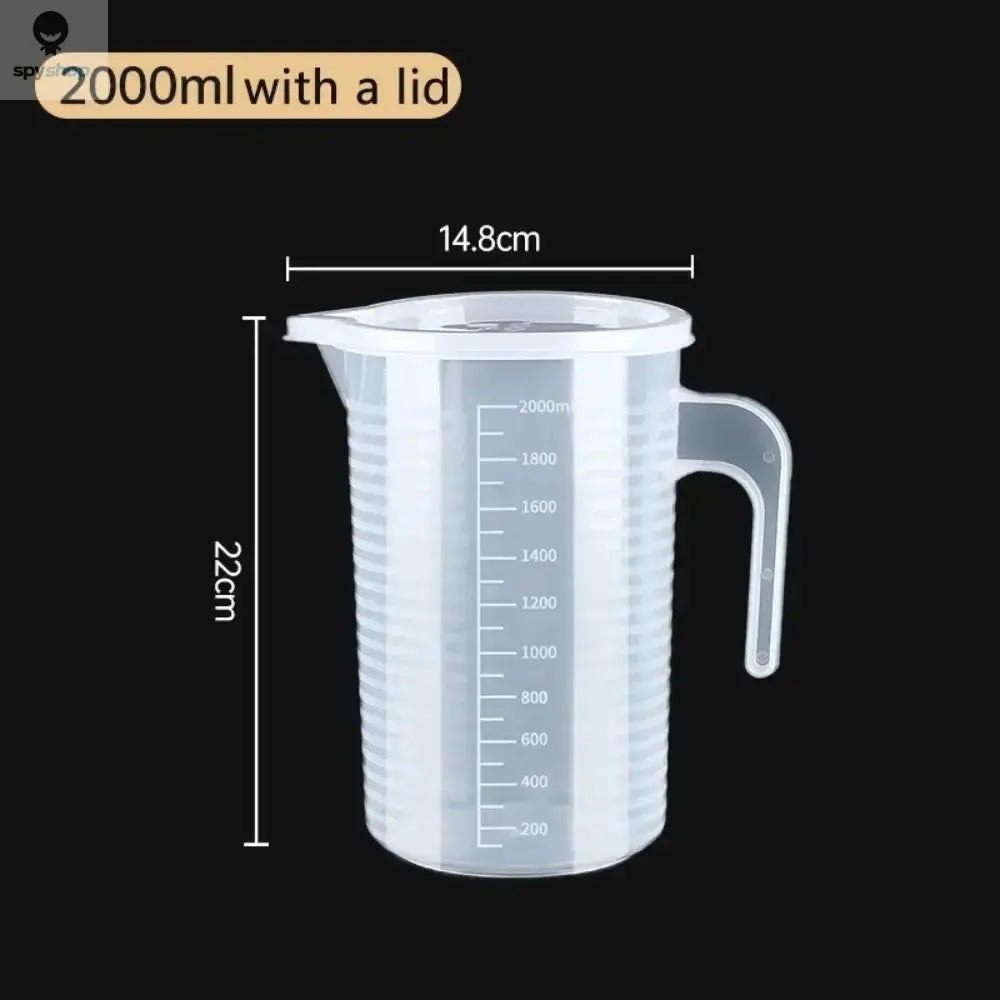 100-5000ml Thickened Plastic Measuring Cup with Scale Food Grade Measuring Cup Experimental Measuring Cup Beaker Plastic Cup Spy-shop.com