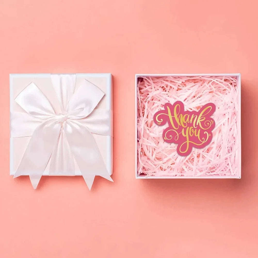 100 Pink Thank You Cards for Small Business Orders-100 Pcs