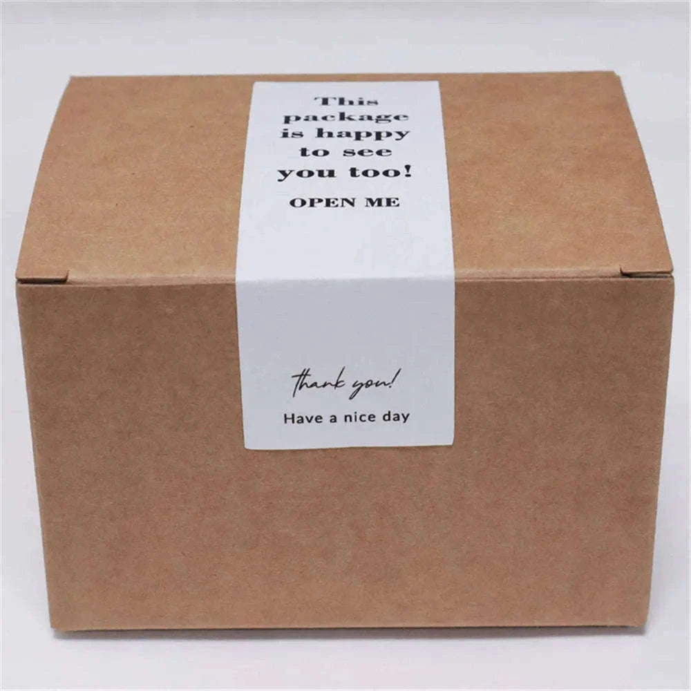 100 Thank You Stickers for Small Business Packaging-100pcs style2