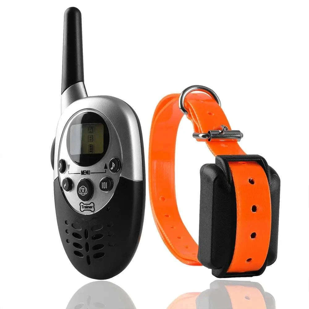 1000M Dog Training Collar for 2 Dogs Rechargeable Waterproof-for 1 dog orange / EU Adapter