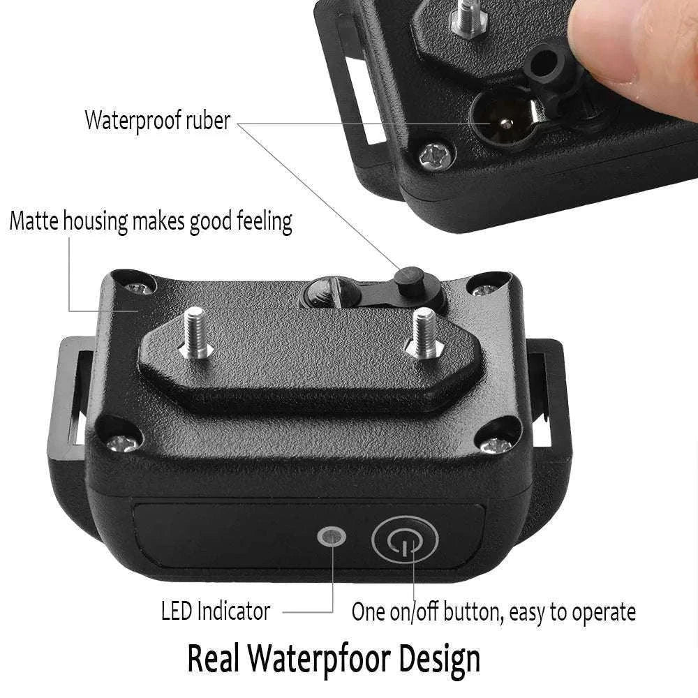 1000M Dog Training Collar for 2 Dogs Rechargeable Waterproof-for 1 dog orange / EU Adapter