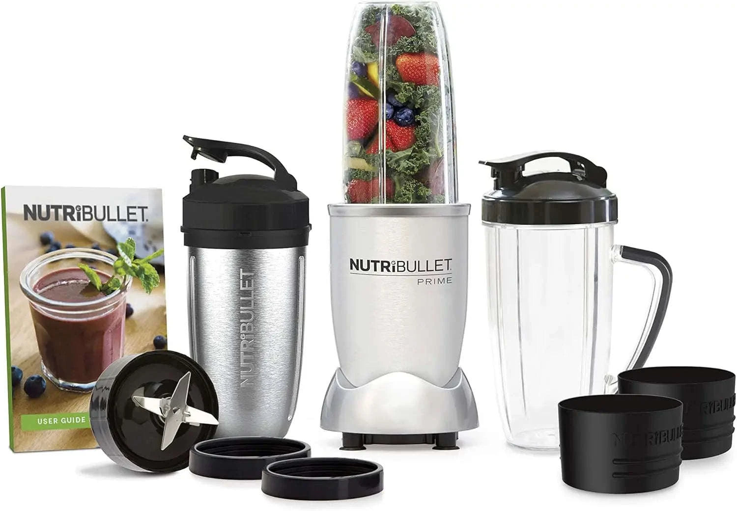 1000W High-Speed Blender System, 12-Piece Set with Insulated Stainless Steel Cup and Recipe Book-United States