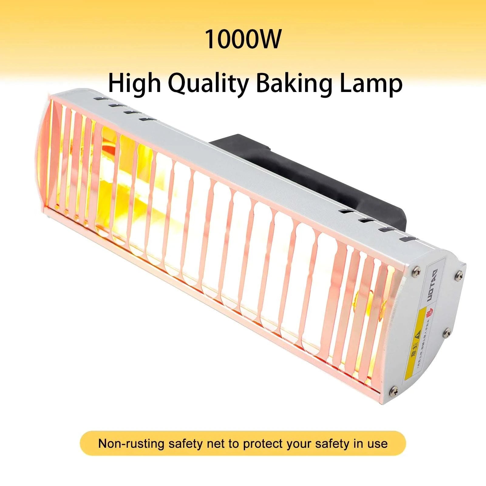 1000W Infrared Paint Curing Lamp for Auto Body Drying-
