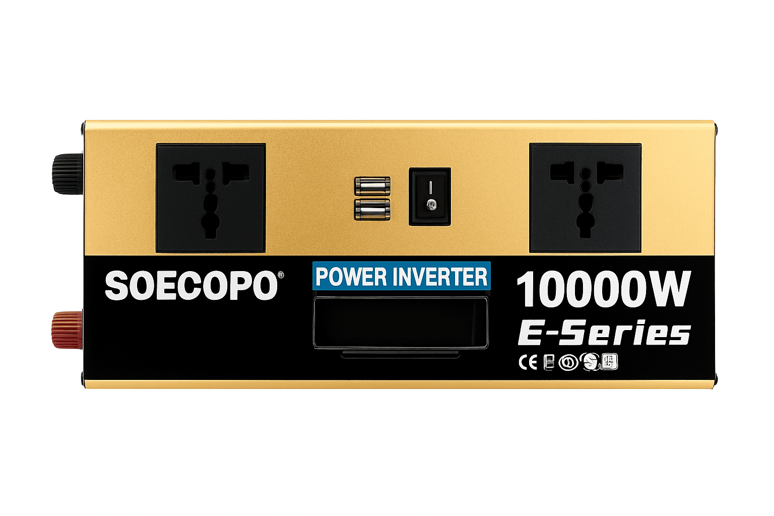 1000W Power Inverter Dual Voltage 12V-72V to 110V/220V with USB-110V 60Hz / 12V 24V Auto