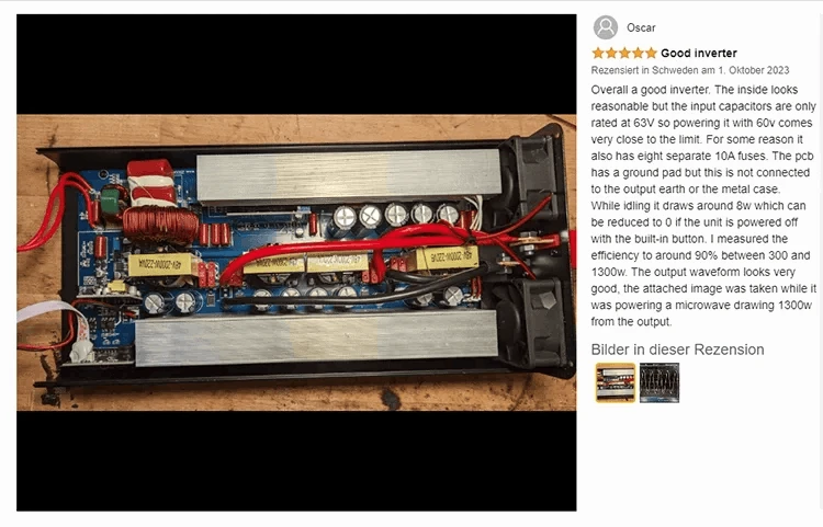 1000W Pure Sine Wave Power Inverter 12V/24V/48V to 120V/220V-PSW 24V 2000W