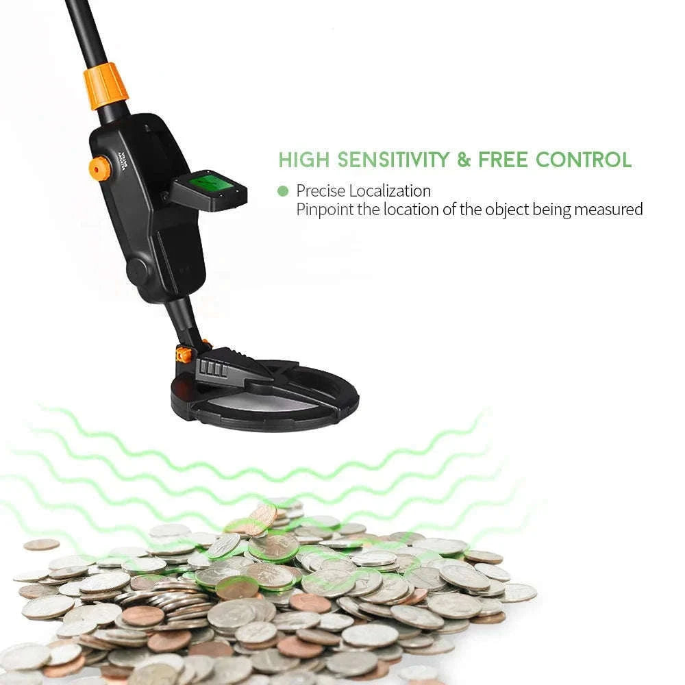 1008A Handheld Metal Detector for Kids & Beginners-black