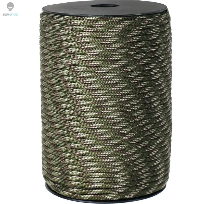 100M 550 Military Standard 9-Core Paracord Rope 4mm Outdoor Parachute Cord Survival Umbrella Tent Lanyard Strap Spy-shop.com