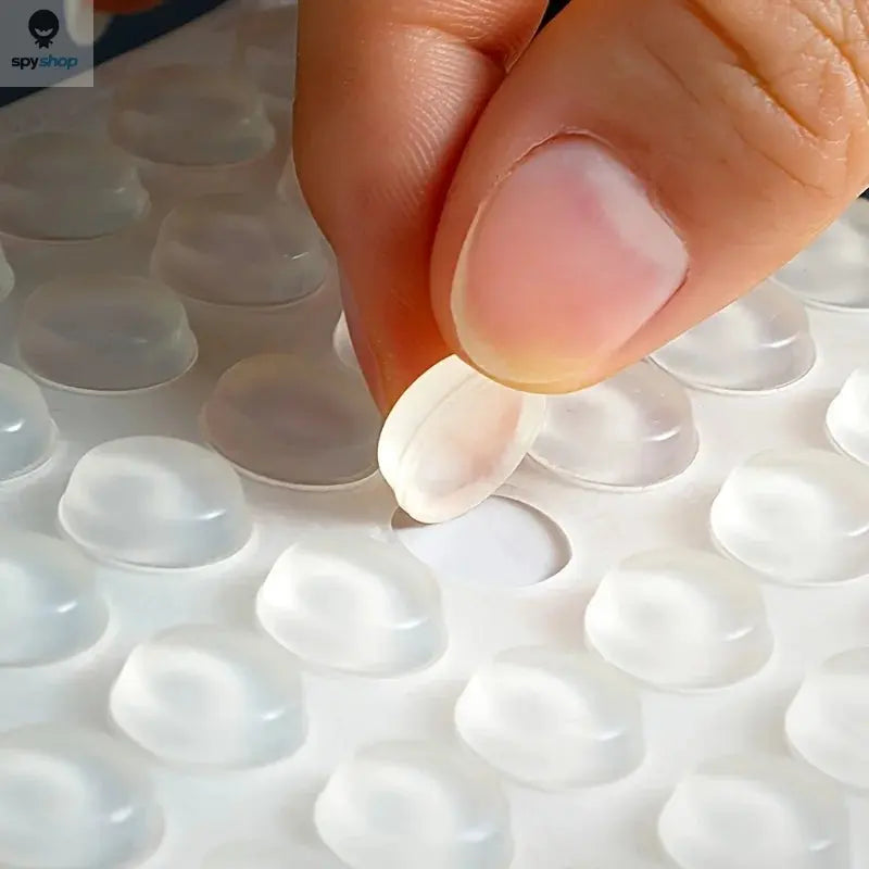 100Pcs Soft Silicone Rubber Anti Slip Bumpers Feet Pads Damper Buffer Cabinet Bumpers Silicone Furniture Pads Drawer Door Pad Spy-shop.com