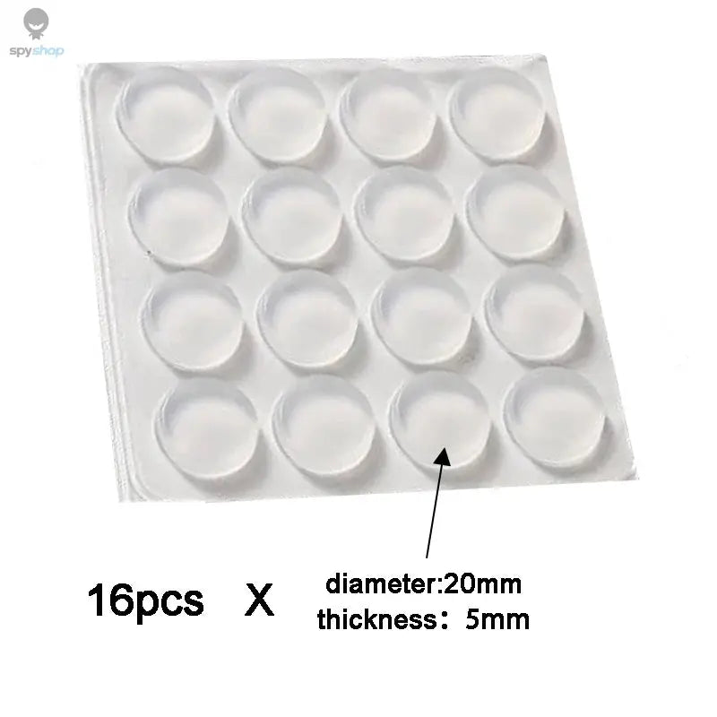100Pcs Soft Silicone Rubber Anti Slip Bumpers Feet Pads Damper Buffer Cabinet Bumpers Silicone Furniture Pads Drawer Door Pad Spy-shop.com