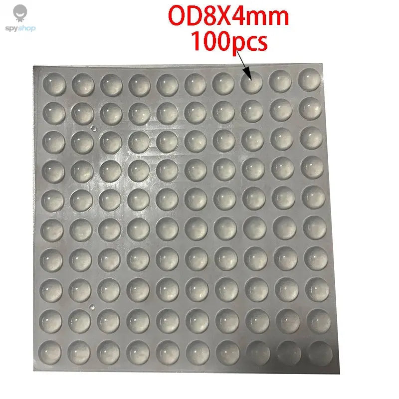 100Pcs Soft Silicone Rubber Anti Slip Bumpers Feet Pads Damper Buffer Cabinet Bumpers Silicone Furniture Pads Drawer Door Pad Spy-shop.com