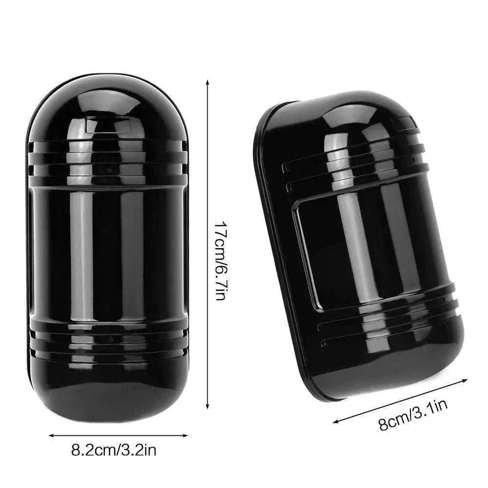 100m Invisible Infrared Beam Sensor Waterproof Outdoor IR Alarm-Default Title
