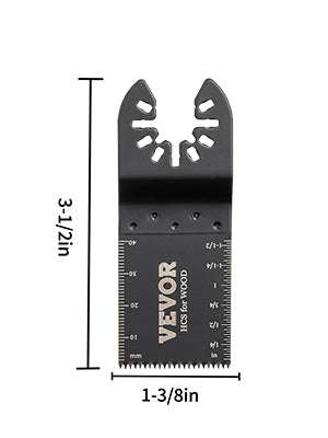 100PCS Oscillating Multitool Saw Blades Kit for Wood Metal Plastic-United States