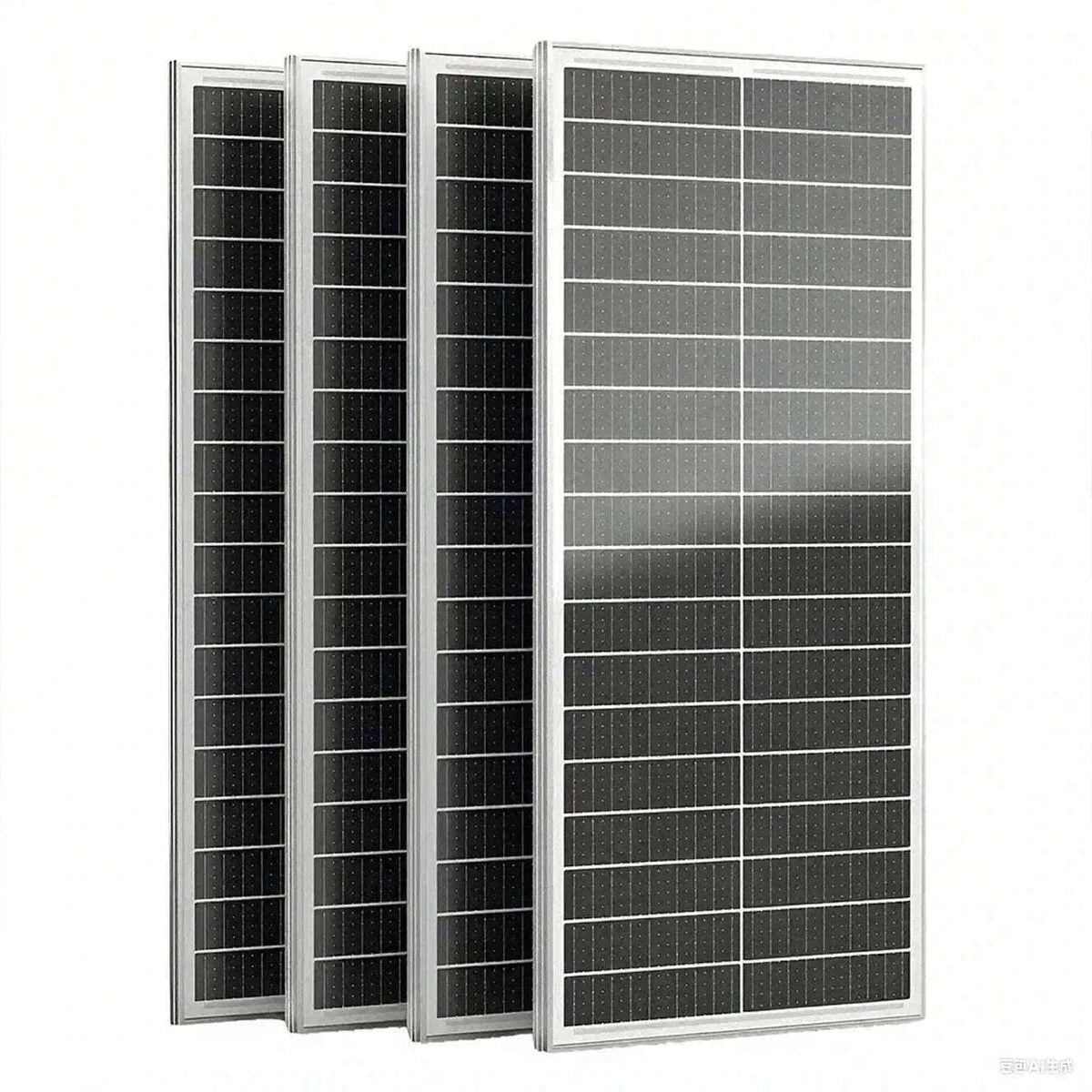 100W 12V 18BB N-Type Monocrystalline Solar Panel-200W / United States